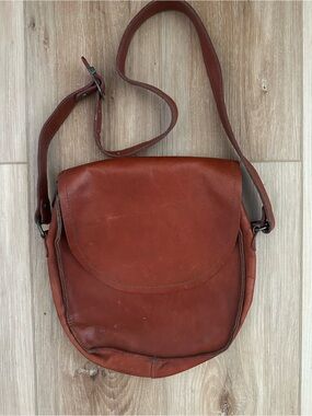 Vintage Frye leather Saddle Bag 1980s